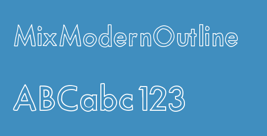 MixModernOutline