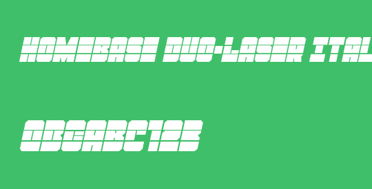 Homebase Duo-Laser Italic