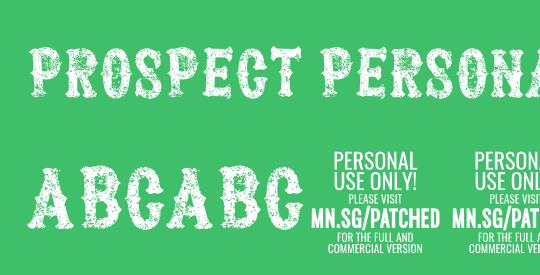 Prospect PERSONAL USE ONLY