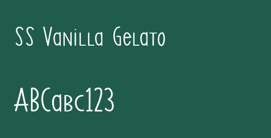 SS Vanilla Gelato