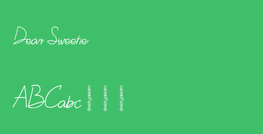Dear Sweetie