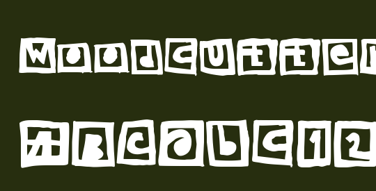 Woodcutter Black Square