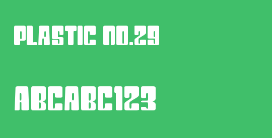 Plastic No.29