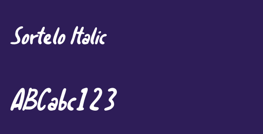 Sortelo Italic