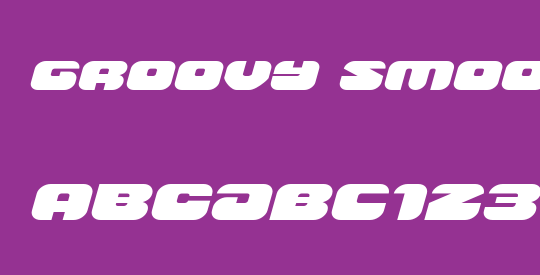Groovy Smoothie Expanded Italic