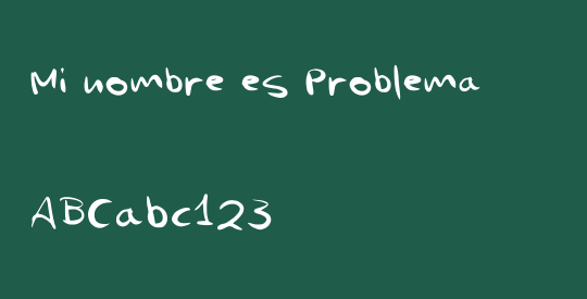 Mi nombre es Problema