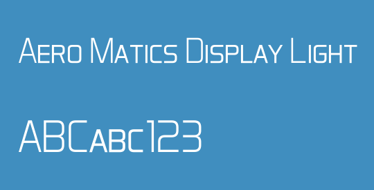 Aero Matics Display Light