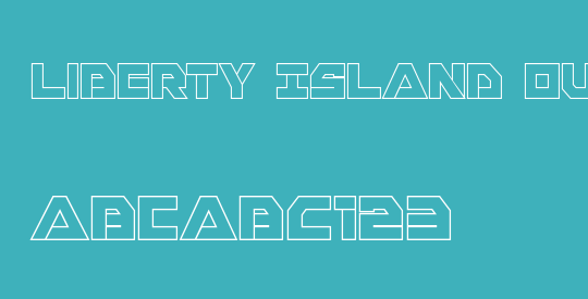 Liberty Island Outline