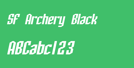 SF Archery Black