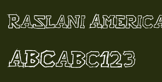 Raslani American letters