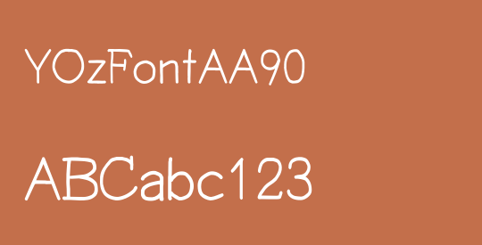 YOzFontAA90