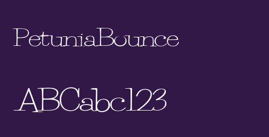 PetuniaBounce