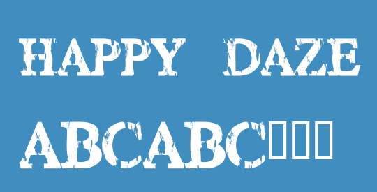 HAPPY DAZE