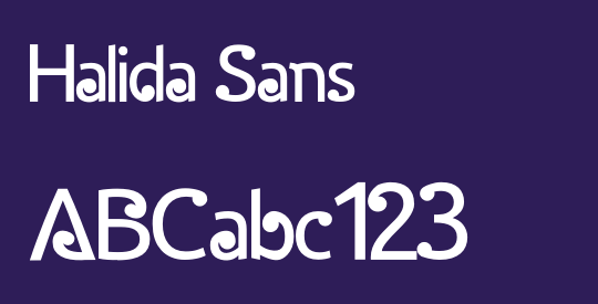 Halida Sans