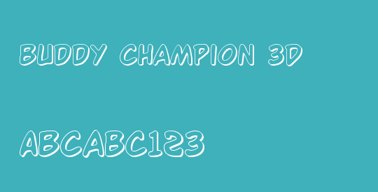 Buddy Champion 3D