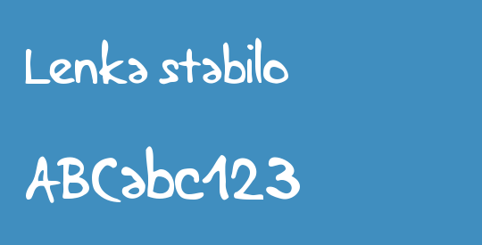 Lenka stabilo