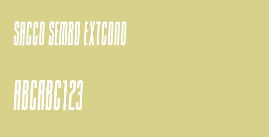 Sacco SemBd ExtCond 