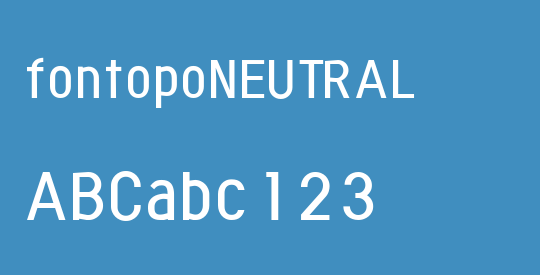 fontopoNEUTRAL