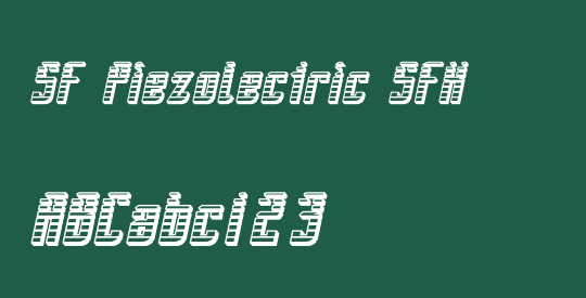 SF Piezolectric SFX