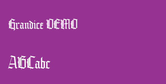 Grandice DEMO