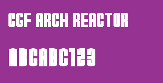 CGF Arch Reactor