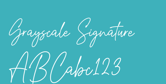Grayscale Signature