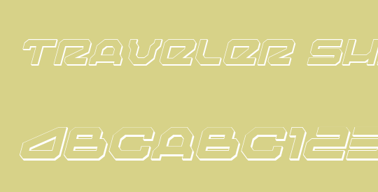 Traveler Shadow Italic