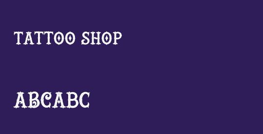 Tattoo Shop