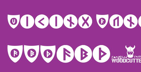 Viking Runes Shields
