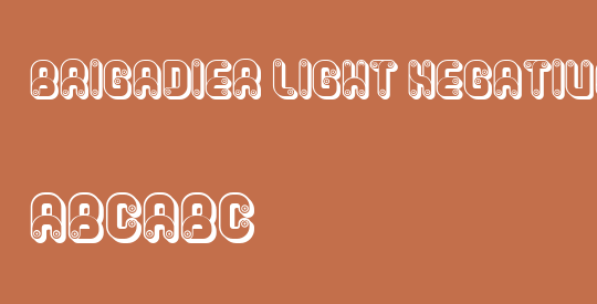 Brigadier Light Negative