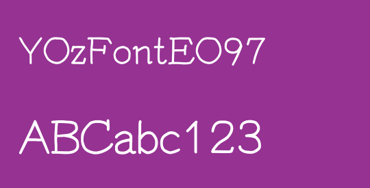 YOzFontEO97