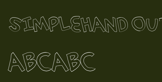 simplehand outline