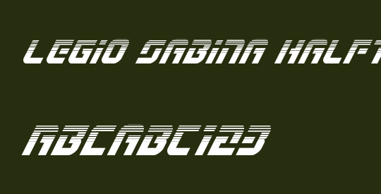 Legio Sabina Halftone Italic