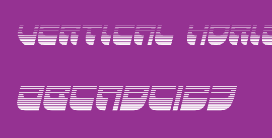 Vertical Horizon Gradient  Ital