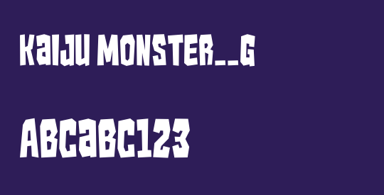Kaiju Monster__G