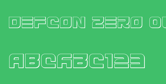 Defcon Zero Outline