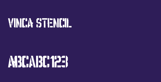 VINCA STENCIL