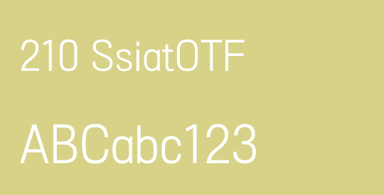 210 SsiatOTF