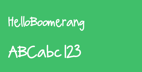 HelloBoomerang