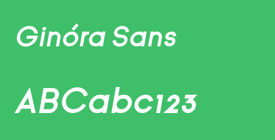 Ginóra Sans