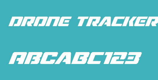 Drone Tracker Super-Italic