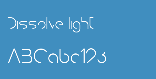 Dissolve light