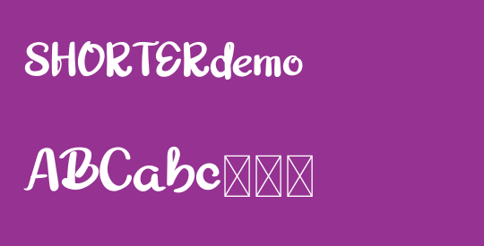 SHORTERdemo