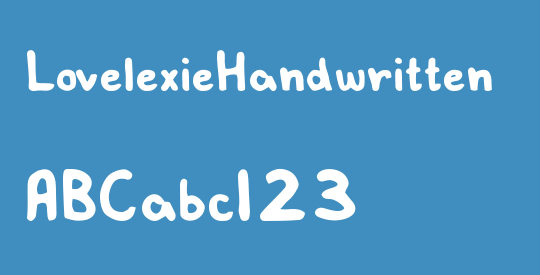 LovelexieHandwritten