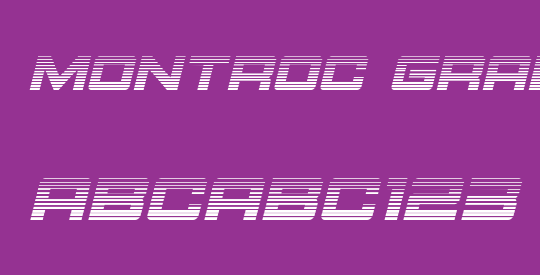 Montroc Gradient Italic