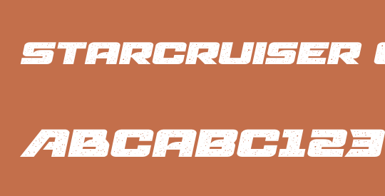 Starcruiser Expanded Semi-Italic