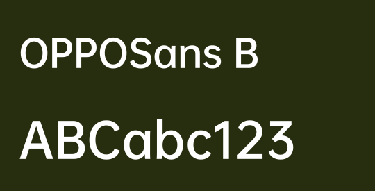 OPPOSans B