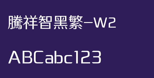 腾祥智黑繁-W2