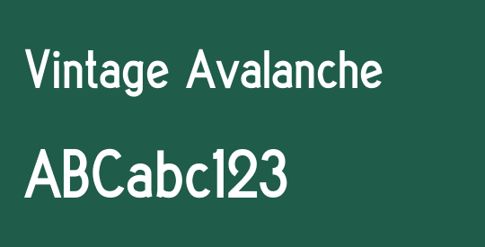 Vintage Avalanche