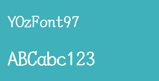 YOzFont97